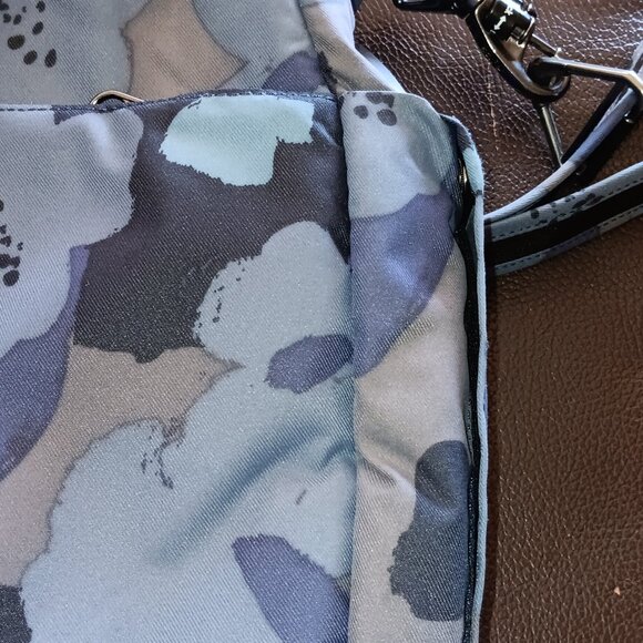 Pacsafe Gray and Blue Crossbody Bag with Camouflage Pattern - Picture 11 of 12